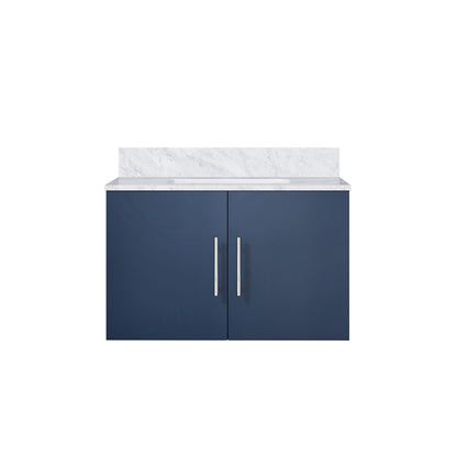 Geneva 30 in. W x 22 in. D Navy Blue Bath Vanity