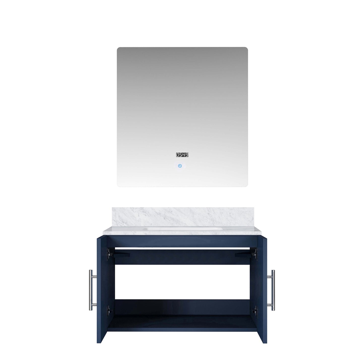 Geneva 30 in. W x 22 in. D Navy Blue Bath Vanity