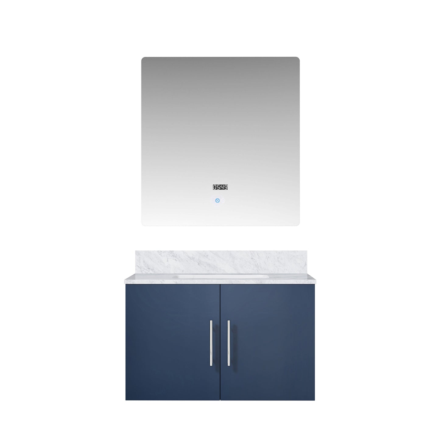 Geneva 30 in. W x 22 in. D Navy Blue Bath Vanity