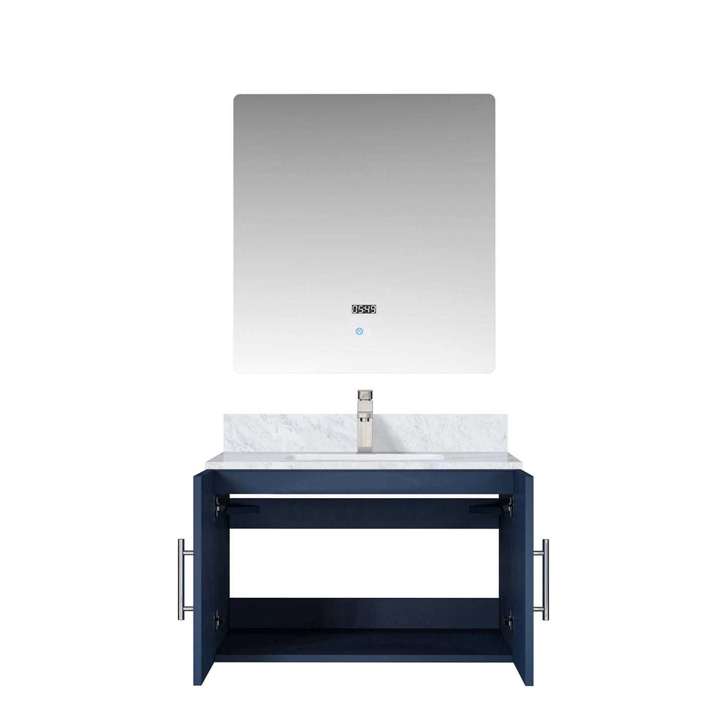 Geneva 30 in. W x 22 in. D Navy Blue Bath Vanity