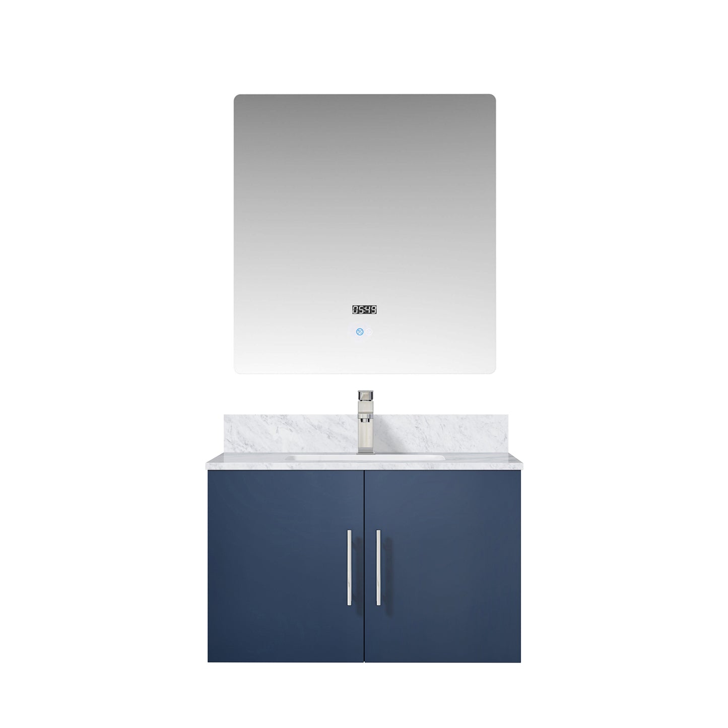 Geneva 30 in. W x 22 in. D Navy Blue Bath Vanity