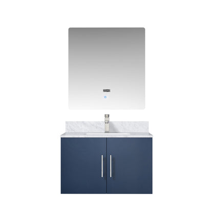 Geneva 30 in. W x 22 in. D Navy Blue Bath Vanity