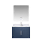 Geneva 30 in. W x 22 in. D Navy Blue Bath Vanity