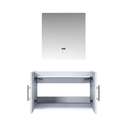 Geneva 30 in. W x 22 in. D Glossy White Bath Vanity