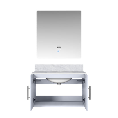 Geneva 30 in. W x 22 in. D Glossy White Bath Vanity
