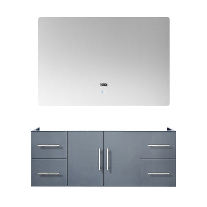 Geneva 48 in. W x 22 in. D Dark Grey Bath Vanity
