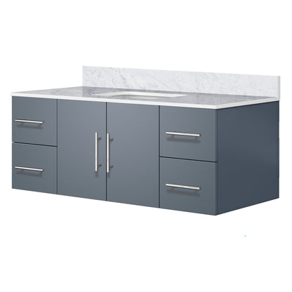 Geneva 48 in. W x 22 in. D Dark Grey Bath Vanity