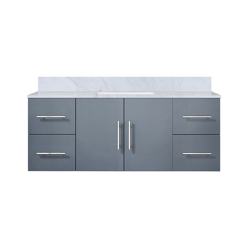 Geneva 48 in. W x 22 in. D Dark Grey Bath Vanity