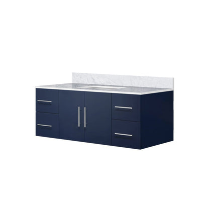 Geneva 48 in. W x 22 in. D Navy Blue Bath Vanity