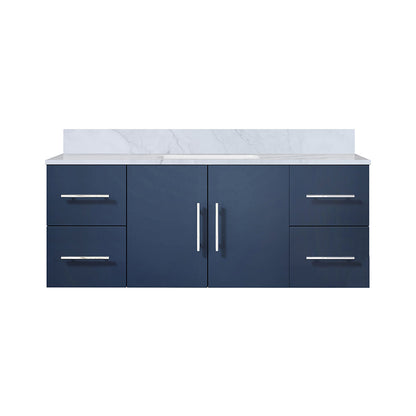 Geneva 48 in. W x 22 in. D Navy Blue Bath Vanity