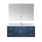 Geneva 48 in. W x 22 in. D Navy Blue Bath Vanity