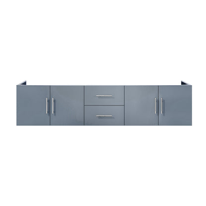 Geneva 80 in. W x 22 in. D Dark Grey Double Bath Vanity