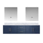 Geneva 80 in. W x 22 in. D Navy Blue Double Bath Vanity