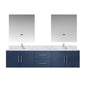 Geneva 80 in. W x 22 in. D Navy Blue Double Bath Vanity