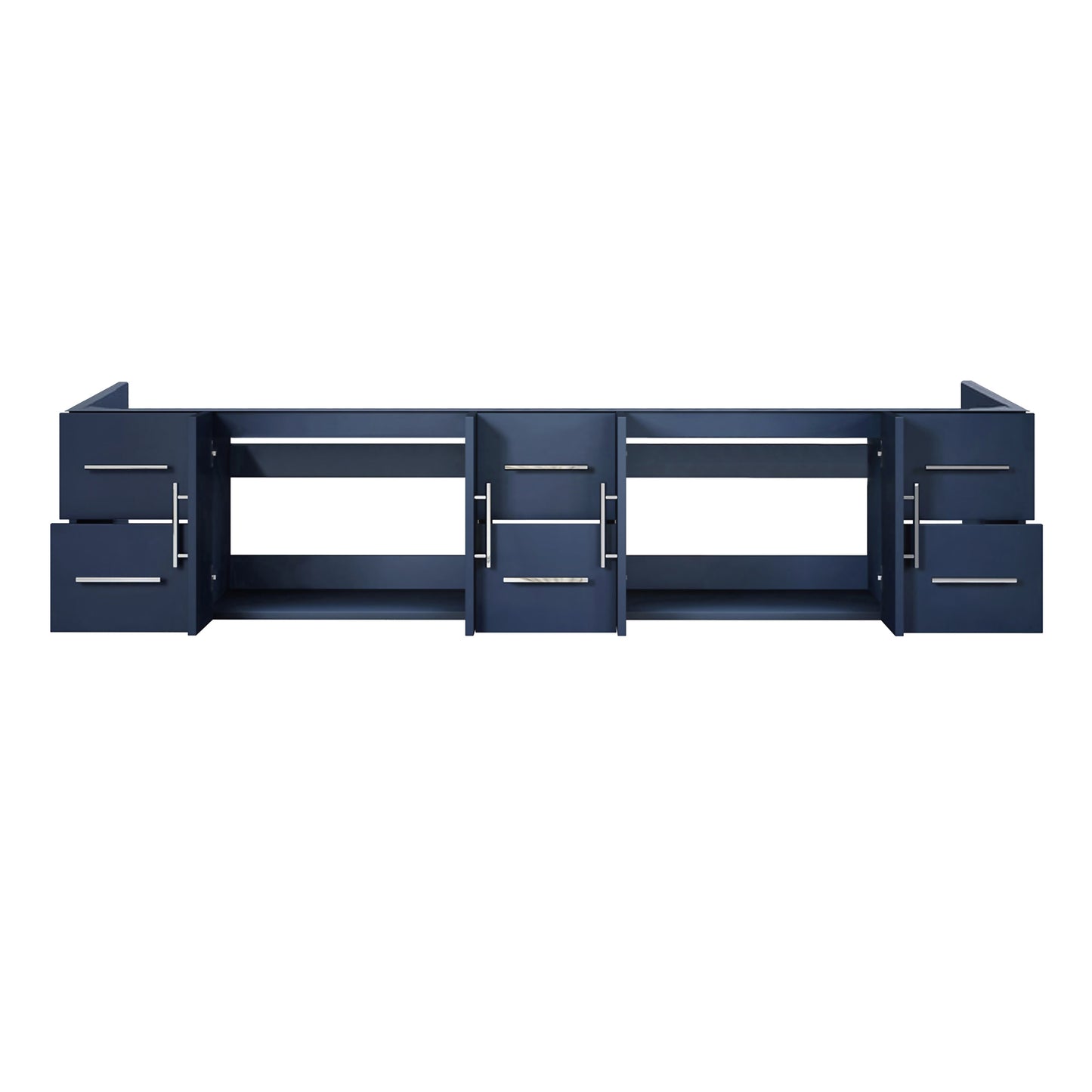 Geneva 84 in. W x 22 in. D Navy Blue Double Bath Vanity