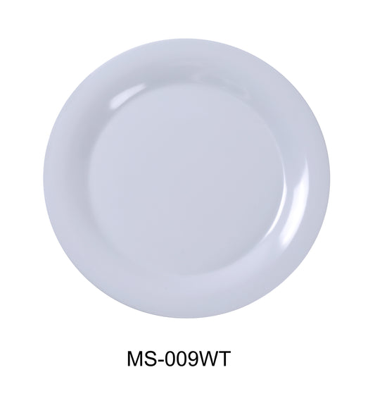 Yanco MS-009WT Mile Stone Wide Rim Round Plate