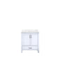 Lexora Jacques 30" White Bathroom Vanity | Modern Solid Wood Cabinet