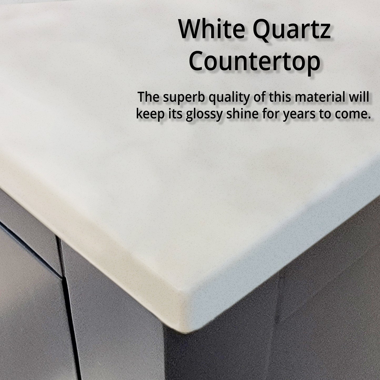 Lexora Jacques 30" Dark Grey Bathroom Vanity – Modern Solid Wood Freestanding Cabinet