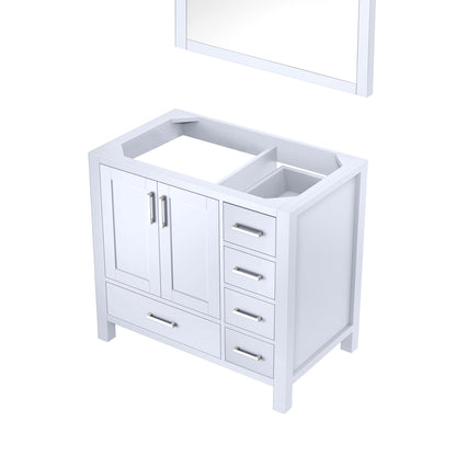 Jacques 36 in. W x 22 in. D Left Offset White Bath Vanity