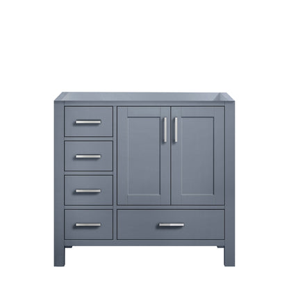 Jacques 36 in. W x 22 in. D Right Offset Dark Grey Bath Vanity