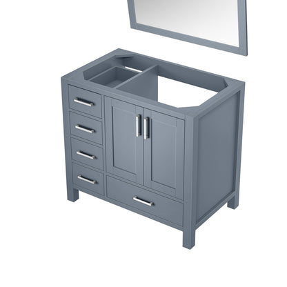 Jacques 36 in. W x 22 in. D Right Offset Dark Grey Bath Vanity