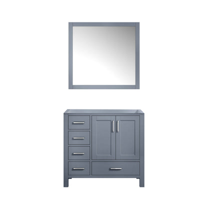 Jacques 36 in. W x 22 in. D Right Offset Dark Grey Bath Vanity