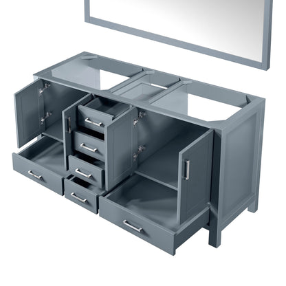 Jacques 60 in. W x 22 in. D Dark Grey Double Bath Vanity