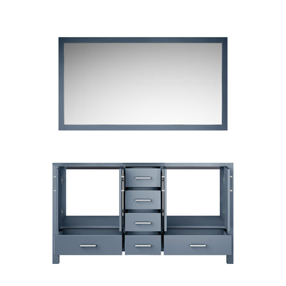 Jacques 60 in. W x 22 in. D Dark Grey Double Bath Vanity