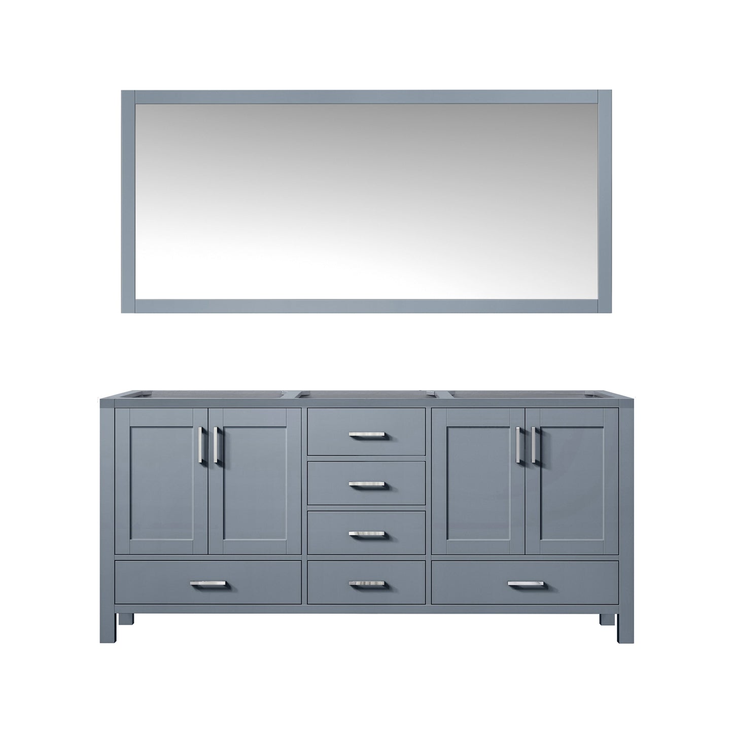 Jacques 60 in. W x 22 in. D Dark Grey Double Bath Vanity