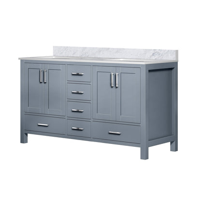 Jacques 60 in. W x 22 in. D Dark Grey Double Bath Vanity