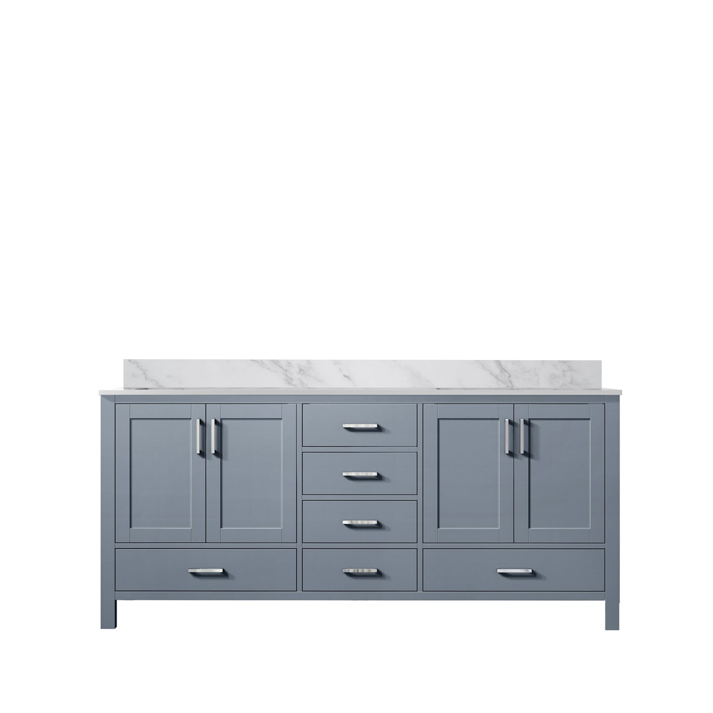 Jacques 60 in. W x 22 in. D Dark Grey Double Bath Vanity