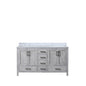 Jacques 60 in. W x 22 in. D Distressed Grey Double Bath Vanity