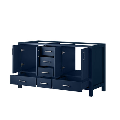 Jacques 60 in. W x 22 in. D Navy Blue Double Bath Vanity