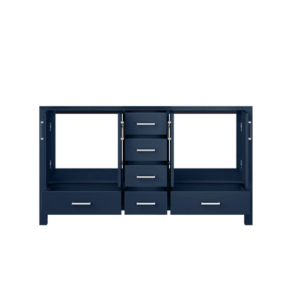 Jacques 60 in. W x 22 in. D Navy Blue Double Bath Vanity