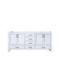 Jacques 72 in. W x 22 in. D White Double Bath Vanity