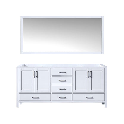 Jacques 72 in. W x 22 in. D White Double Bath Vanity
