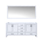 Jacques 72 in. W x 22 in. D White Double Bath Vanity
