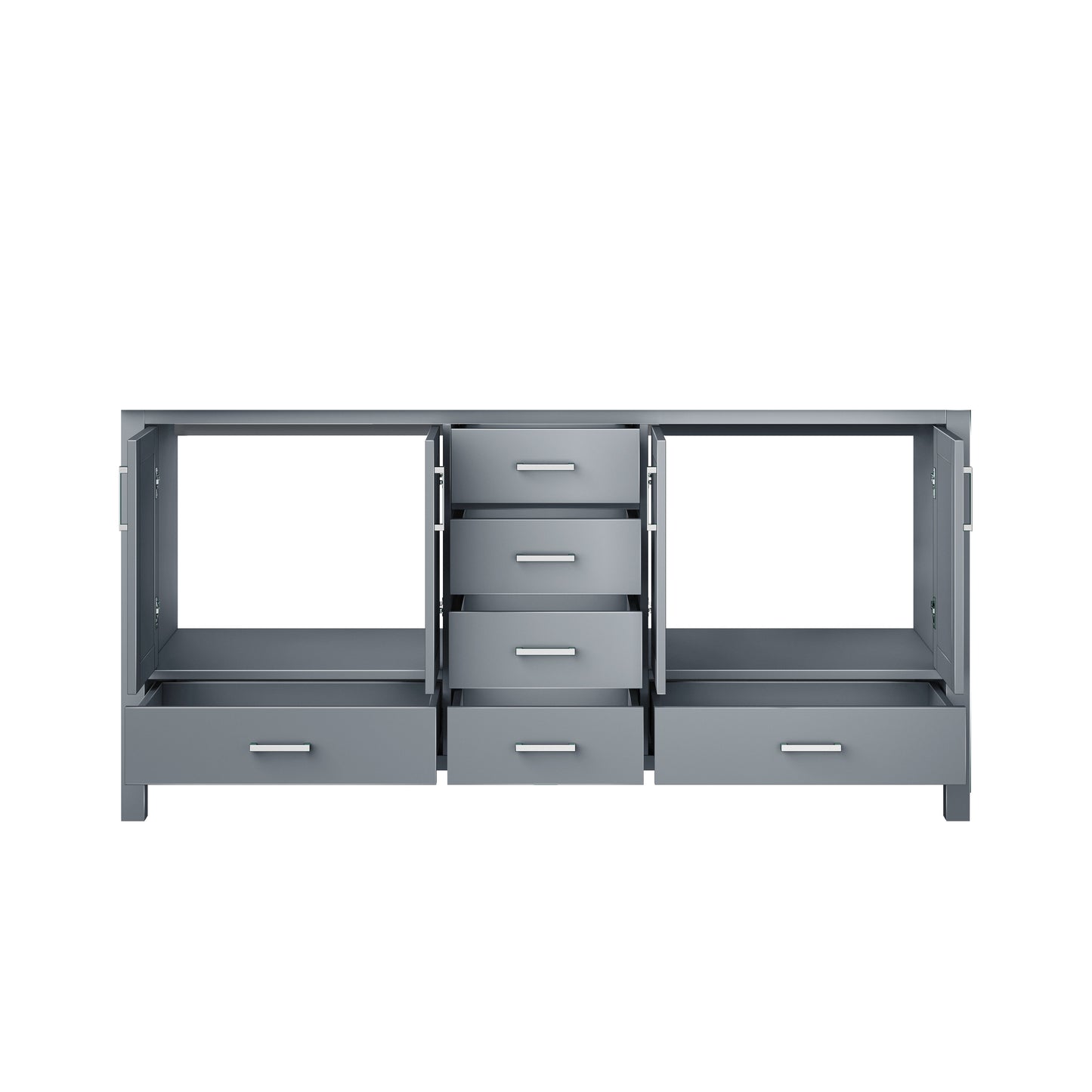 Jacques 72 in. W x 22 in. D Dark Grey Double Bath Vanity