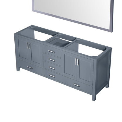 Jacques 72 in. W x 22 in. D Dark Grey Double Bath Vanity