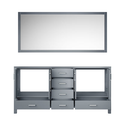 Jacques 72 in. W x 22 in. D Dark Grey Double Bath Vanity