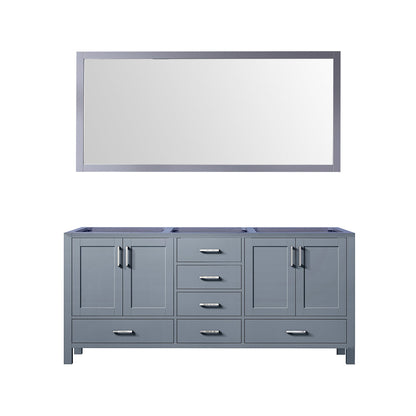 Jacques 72 in. W x 22 in. D Dark Grey Double Bath Vanity