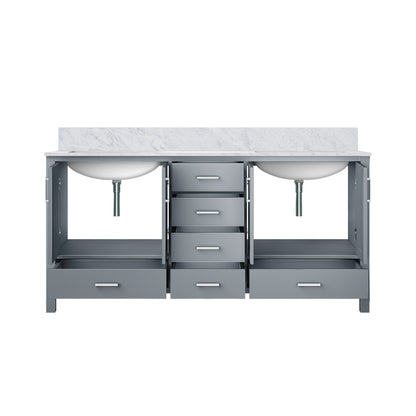 Jacques 72 in. W x 22 in. D Dark Grey Double Bath Vanity