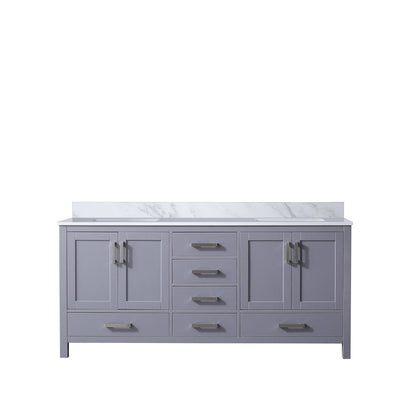Jacques 72 in. W x 22 in. D Dark Grey Double Bath Vanity