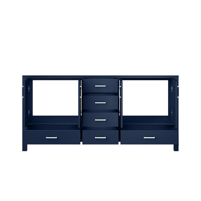 Jacques 72 in. W x 22 in. D Navy Blue Double Bath Vanity