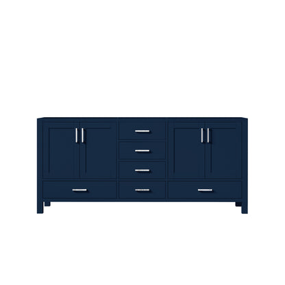 Jacques 72 in. W x 22 in. D Navy Blue Double Bath Vanity