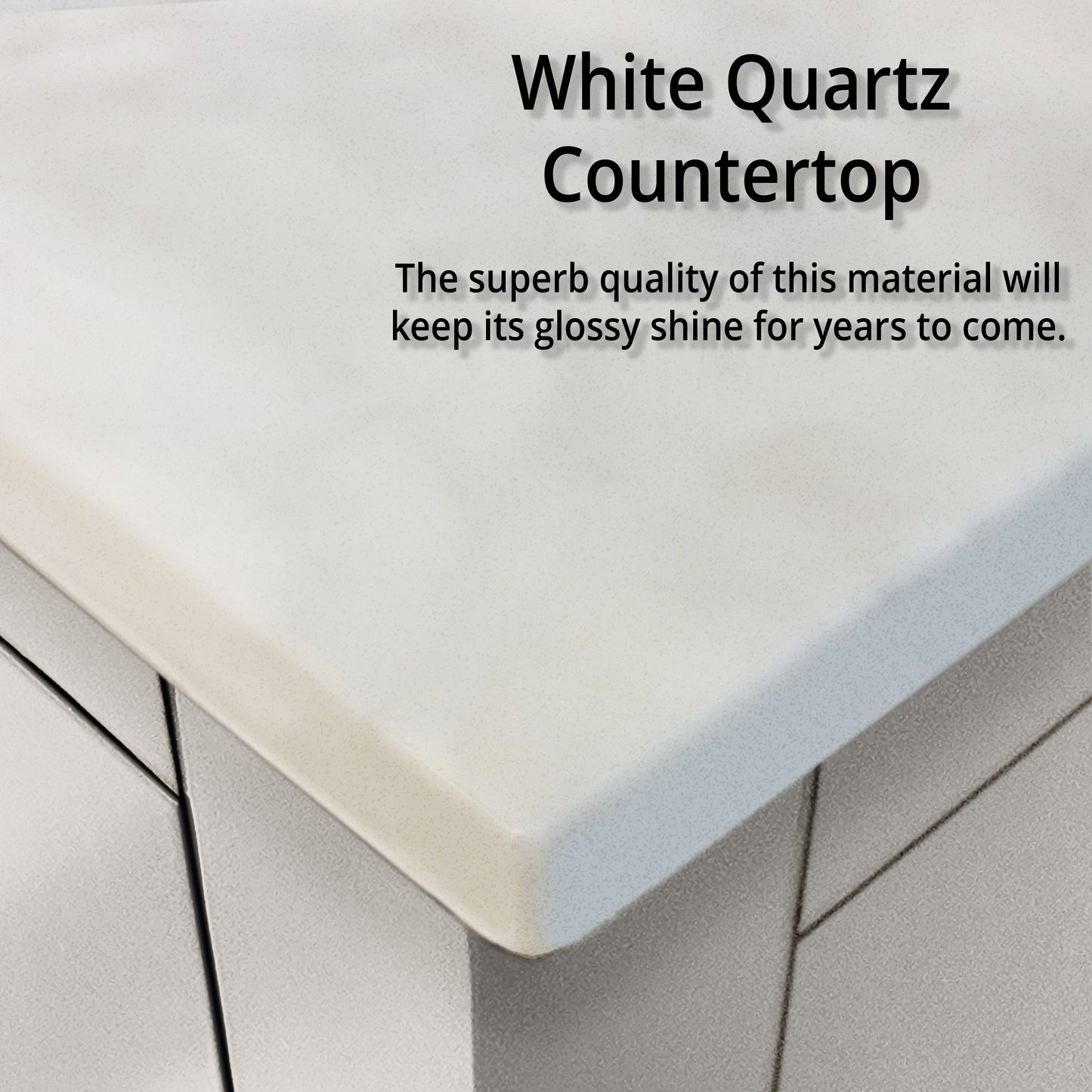 Jacques 80 in. W x 22 in. D White Double Bath Vanity