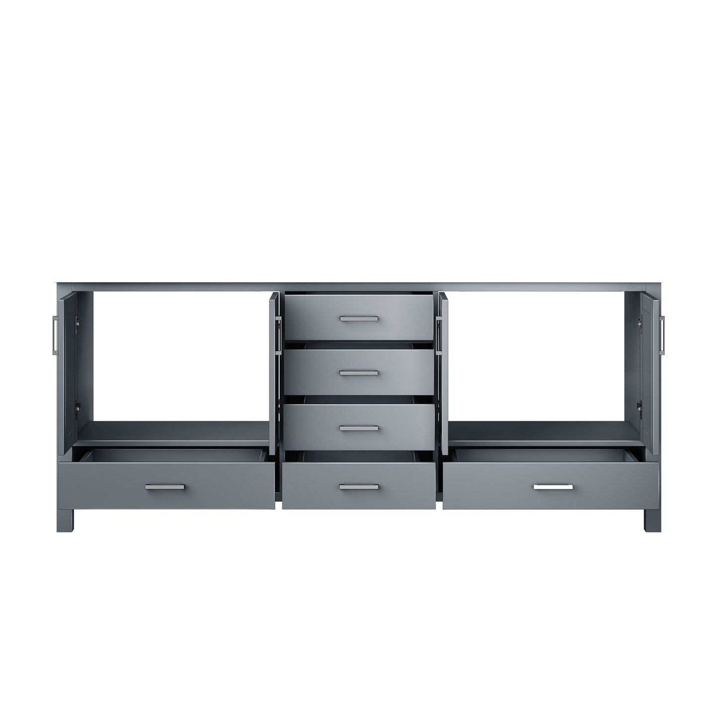 Jacques 80 in. W x 22 in. D Dark Grey Double Bath Vanity