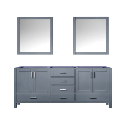 Jacques 80 in. W x 22 in. D Dark Grey Double Bath Vanity