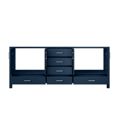 Jacques 80 in. W x 22 in. D Navy Blue Double Bath Vanity