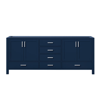 Jacques 80 in. W x 22 in. D Navy Blue Double Bath Vanity
